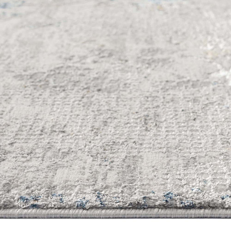 Achromatic Greenwood Beige Blue Runner Rug