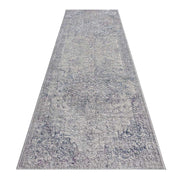 Achromatic Plantation Purple Blue Rug