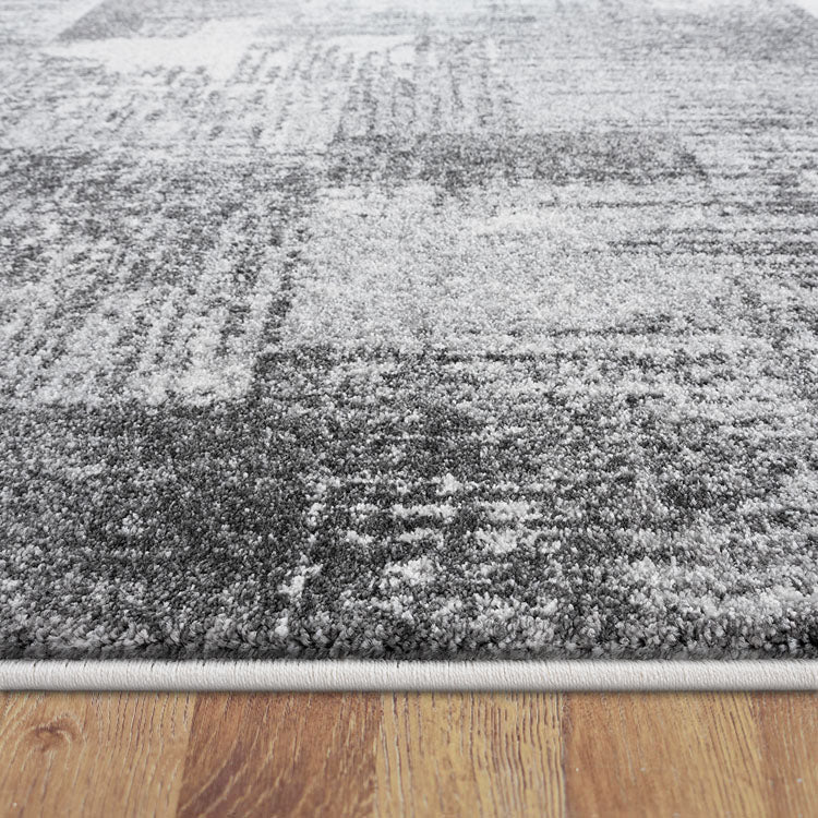 Brave Gallant Grey Runner Rug