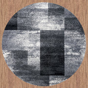 Brave Valiant Grey Round Rug