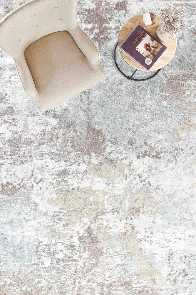 Broadway Earth yellow grey Rug