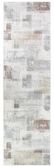 Broadway Brick grey Runner Rug