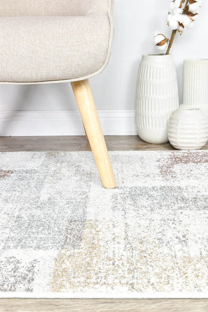 Broadway Brick grey Runner Rug