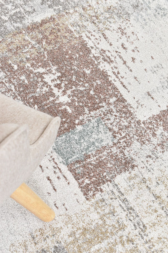 Broadway Brick grey Rug