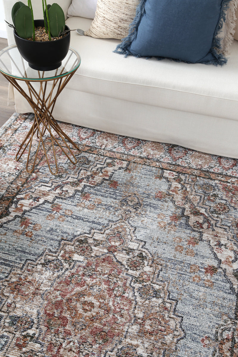 Baltimore Walter Vintage Beige Blue Rug