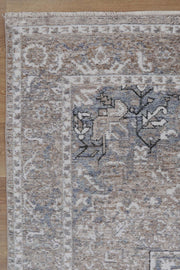 Maryland Virginia Medallion Transitional Ash Rug