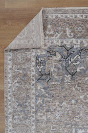 Maryland Virginia Medallion Transitional Ash Rug