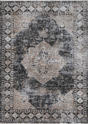 Baltimore Michigan Vintage Beige Grey Rug