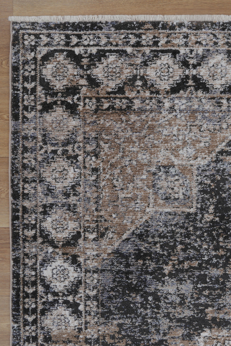 Baltimore Michigan Vintage Beige Grey Rug
