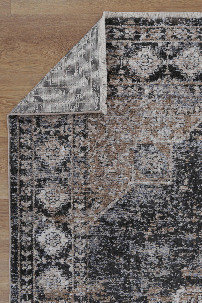 Baltimore Michigan Vintage Beige Grey Rug