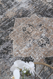 Baltimore Michigan Vintage Beige Grey Rug