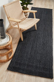 Perky Black Runner Rug