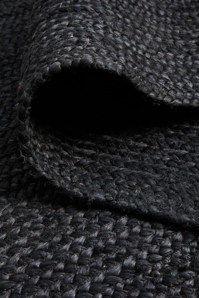 Perky Black Runner Rug