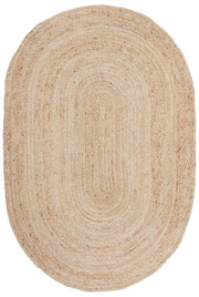 Perky Natural Oval Rug