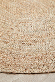 Perky Natural Oval Rug