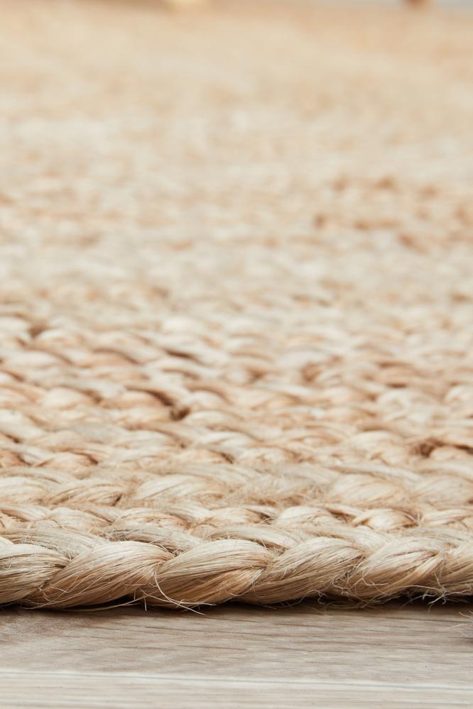 Perky Natural Oval Rug