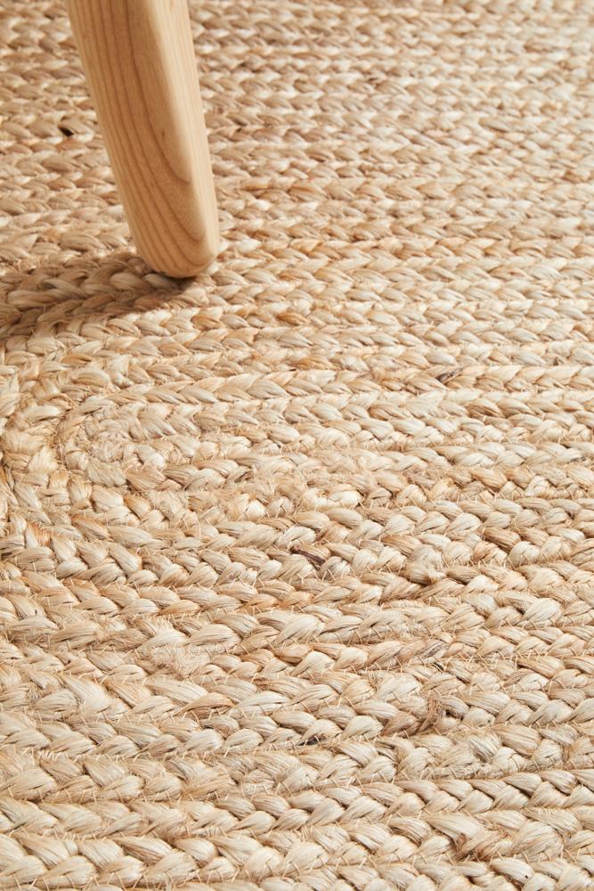 Perky Natural Oval Rug