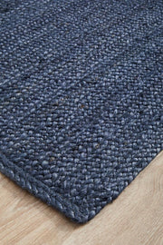 Perky Navy Runner Rug