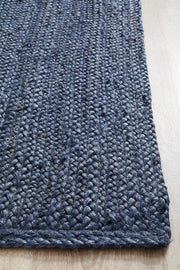 Perky Navy Runner Rug
