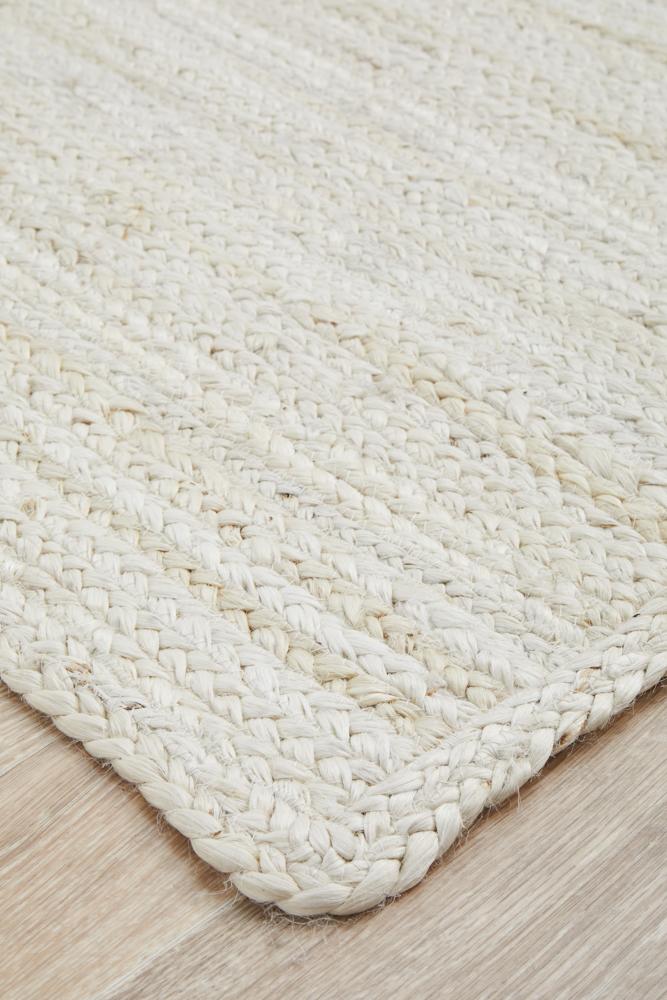 Perky White Rug
