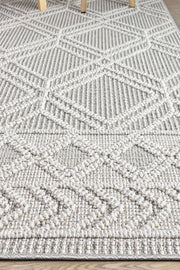 Berlin Diamond Grey Rug