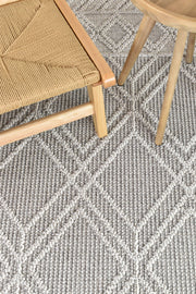 Berlin Diamond Grey Rug