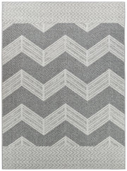 Berlin ZigZag Grey Rug