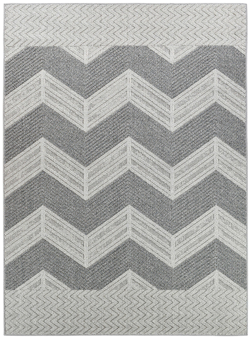 Berlin ZigZag Grey Rug