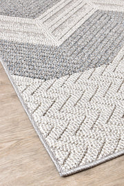 Berlin ZigZag Grey Rug