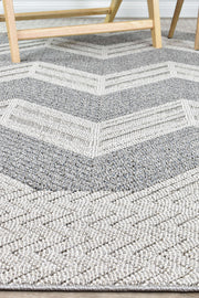 Berlin ZigZag Grey Rug
