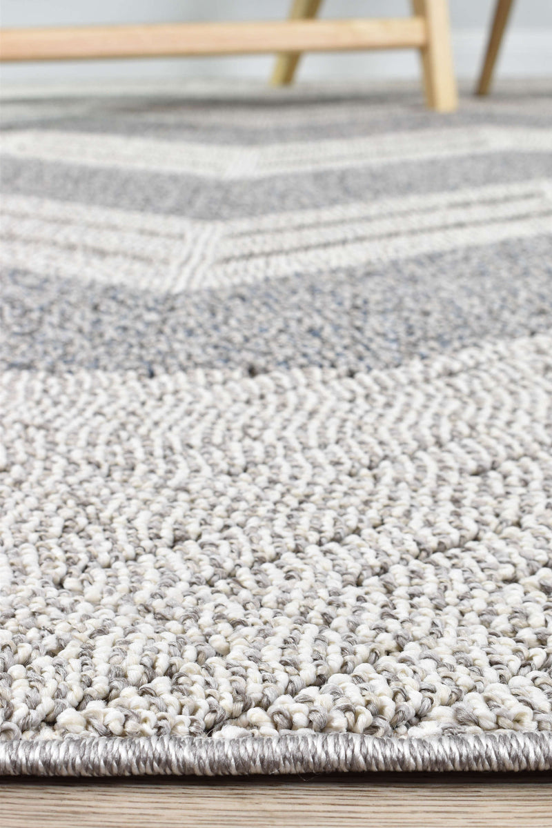 Berlin ZigZag Grey Rug