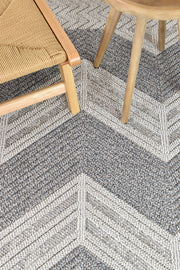 Berlin ZigZag Grey Rug