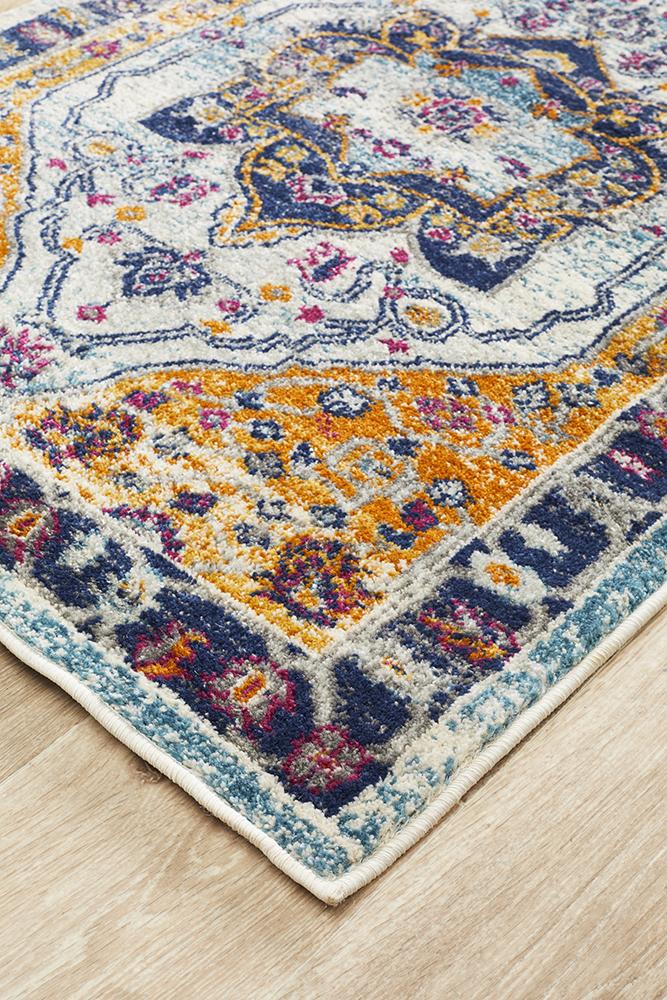 Eclectic Wide Rust Runner Rug