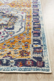 Eclectic Wide Rust Runner Rug