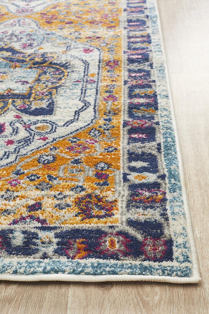 Eclectic Wide Rust Runner Rug