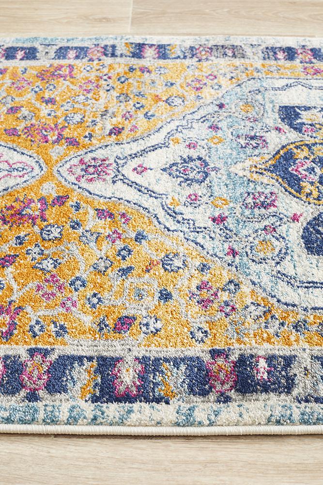 Eclectic Wide Rust Runner Rug