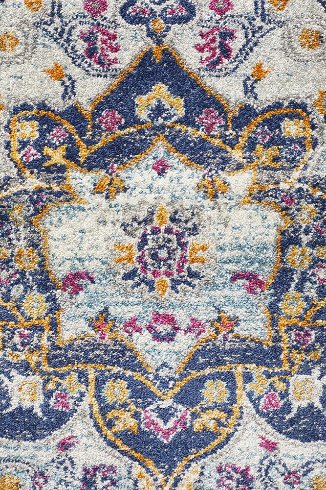 Eclectic Wide Rust Runner Rug