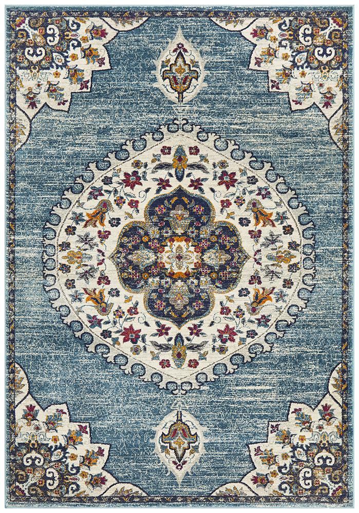 Eclectic Varied Blue Rug