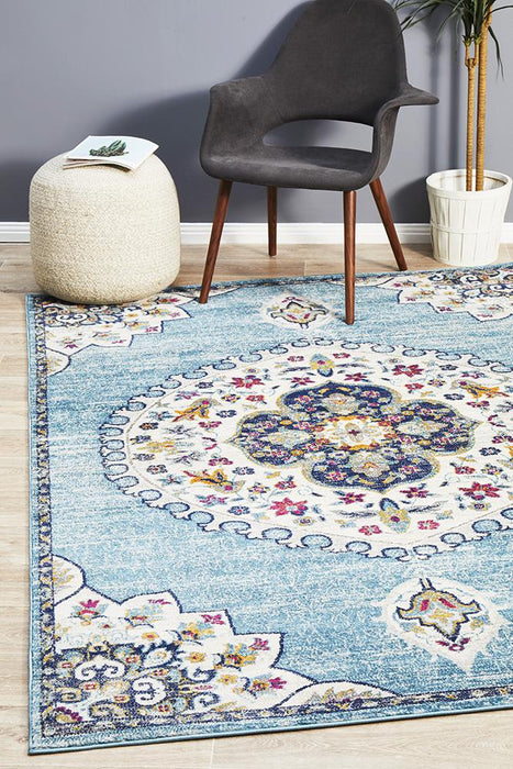 Eclectic Varied Blue Rug