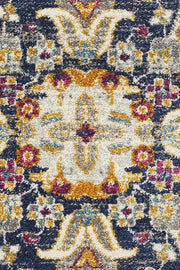 Eclectic Varied White Rug