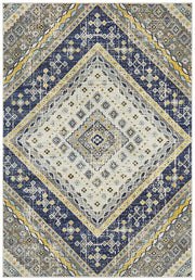 Eclectic Extensive Navy Rug