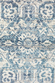 Eclectic Diverse Blue Runner Rug