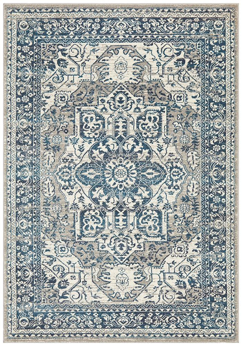Eclectic Diverse Blue Rug