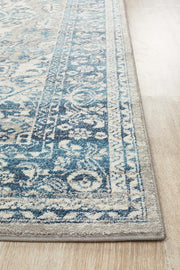 Eclectic Diverse Blue Rug