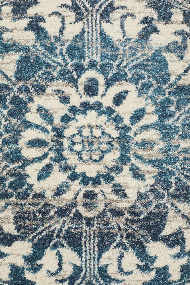 Eclectic Diverse Blue Rug