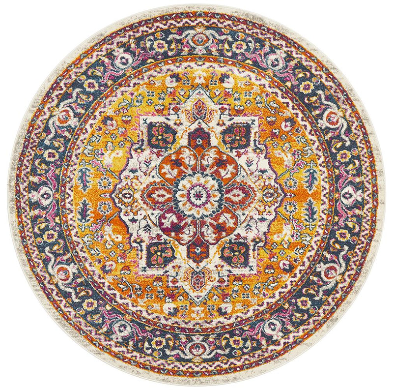 Eclectic Diverse Multi Round Rug
