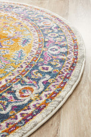 Eclectic Diverse Multi Round Rug
