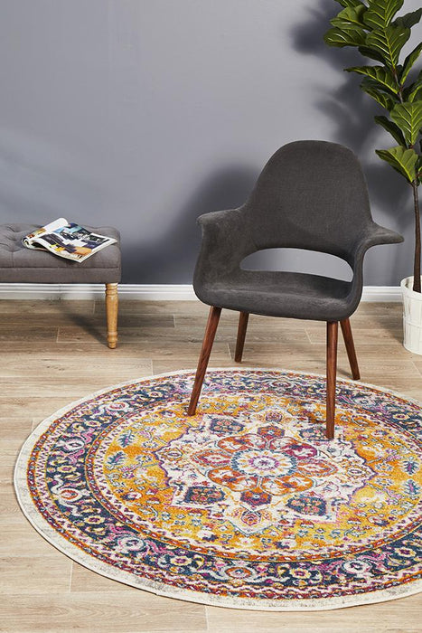 Eclectic Diverse Multi Round Rug