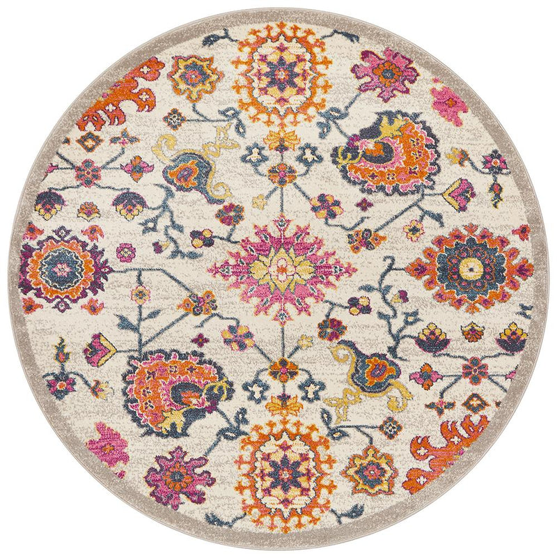Eclectic Broad Multi Round Rug