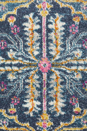 Eclectic General Navy Runner Rug